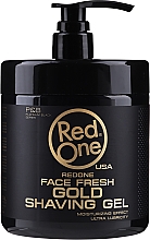 Rasiergel - Red One Professional Men Face Fresh Shaving Gel Gold — Bild N1