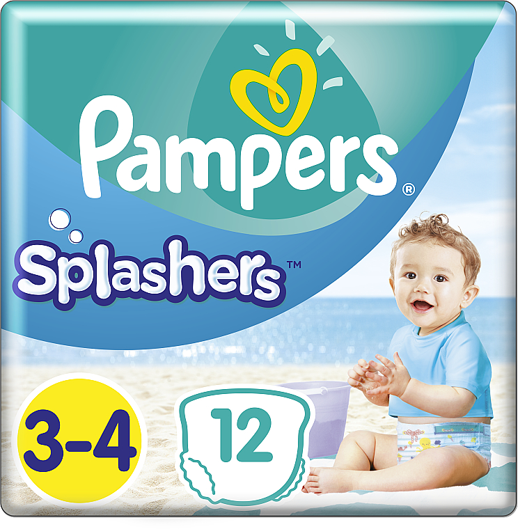 Einweg-Schwimmwindeln Größe 3-4 6-11 kg 12 St. - Pampers Splashers — Bild N2