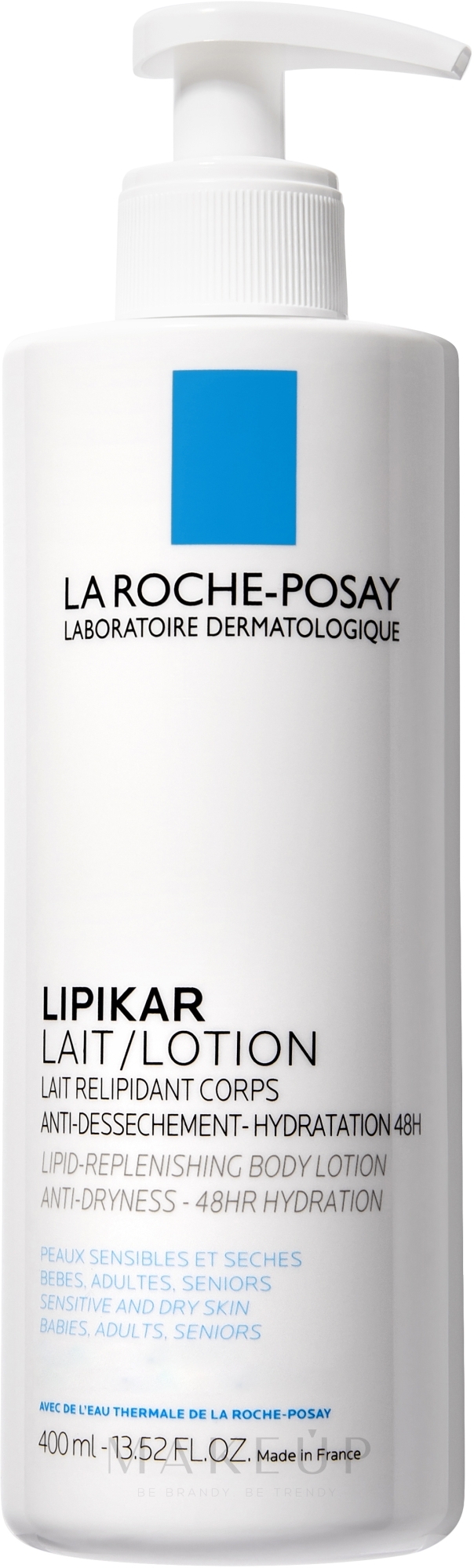 Feuchtigkeitsspendende Körpermilch - La Roche-Posay Lipikar Lipid replenishing Body Milk Anti Dryness — Bild 400 ml