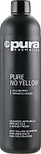 Düfte, Parfümerie und Kosmetik Aufweichendes Anti-Gelbstich Shampoo für blondes und gesträhntes Haar - Pura Kosmetica Pure No Yellow Shampoo