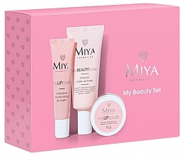 Lippenpflegeset - Miya Cosmetics My Beauty Set (Lippenpeeling 10g + Lippenbalsam 15ml + Make-up Base 30ml) — Bild N2