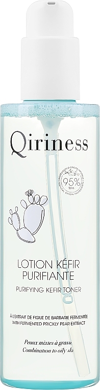 Mikro-Peeling Gesichtswasser - Qiriness Purifying Kefir Lotion  — Bild N1