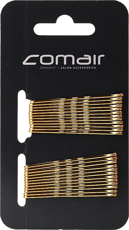 Haarklemmen Pretty Fashion 5 cm goldfabrig - Comair — Bild N1