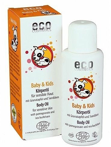 Körperöl für Babys und Kinder mit Granatapfel und Sanddorn - Eco Cosmetics Baby&Kids Body Oil — Bild N1