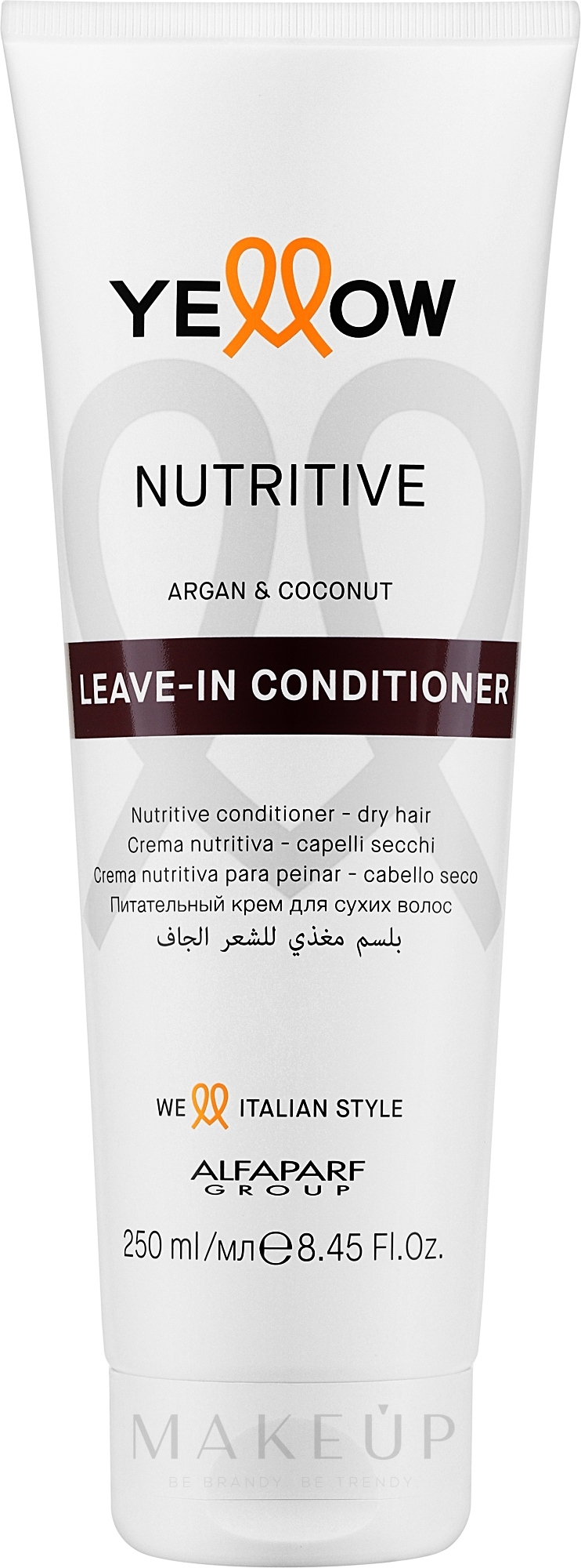 Haarspülung - Yellow Nutrive Argan & Coconut Leave-in Conditioner — Bild 250 ml