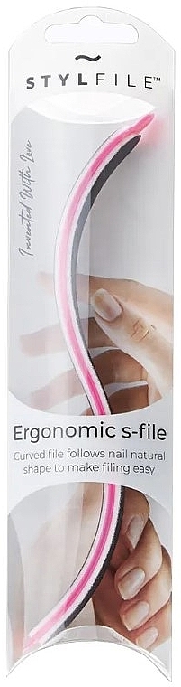 3in1 Nagelfeile - Stylideas Stylfile 3-in-1 Ergonomic Nail S-File  — Bild N2