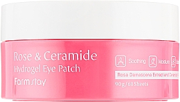 Hydrogel Augenpatches mit Ceramiden und Rose - FarmStay Rose & Ceramide Eye Patch — Bild N4