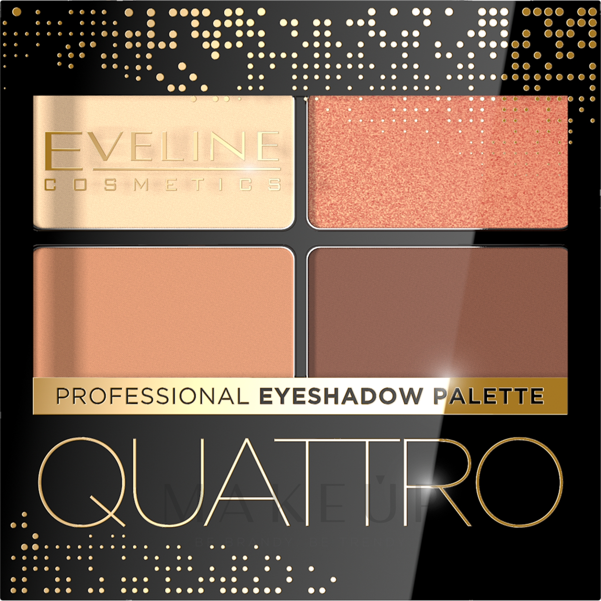 Lidschatten-Quartett - Eveline Cosmetics Quattro Professional Eyeshadow Palette — Foto 01
