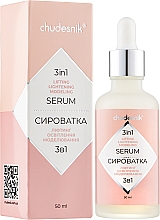 3in1 Gesichtsserum mit Liftingeffekt - Chudesnik 3in1 Lifting And Modeling Serum — Bild N2