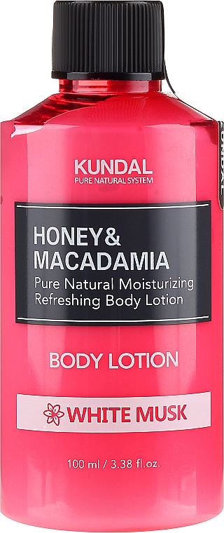 Feuchtigkeitsspendende Körperlotion mit weißem Moschus - Kundal Honey & Macadamia White Musk Body Lotion — Bild N3