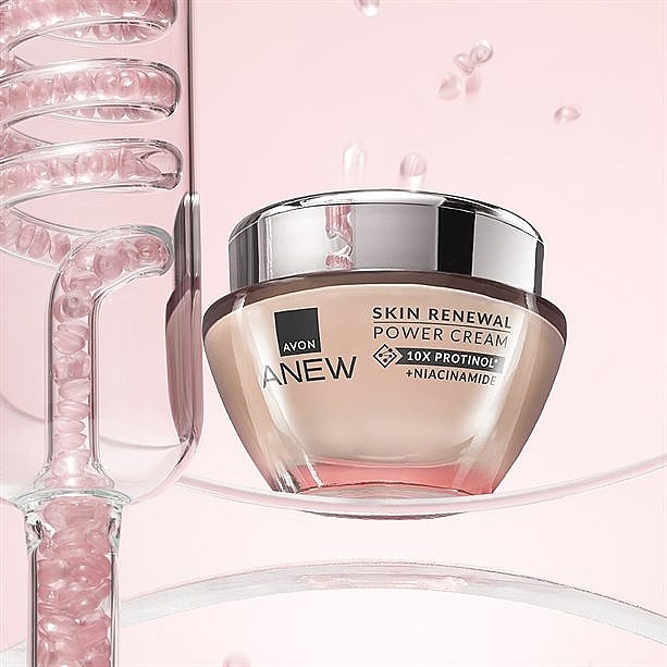 Hauterneuernde Hals- und Gesichtscreme mit Protinol - Avon Anew Skin Renewal Power Cream — Bild N4