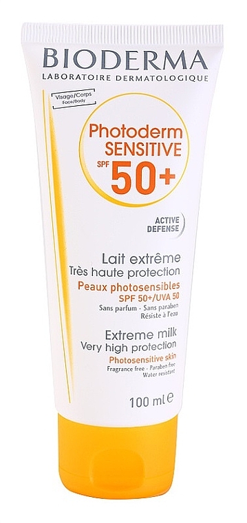 Sonnenschutzmilch für lichtempfindliche Haut SPF 50+ - Bioderma Photoderm Sensitive SPF50+ Lait Extreme — Bild N2