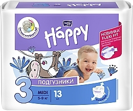 Düfte, Parfümerie und Kosmetik Babywindeln 5-9 kg Größe 3 13 St. - Bella Baby Happy