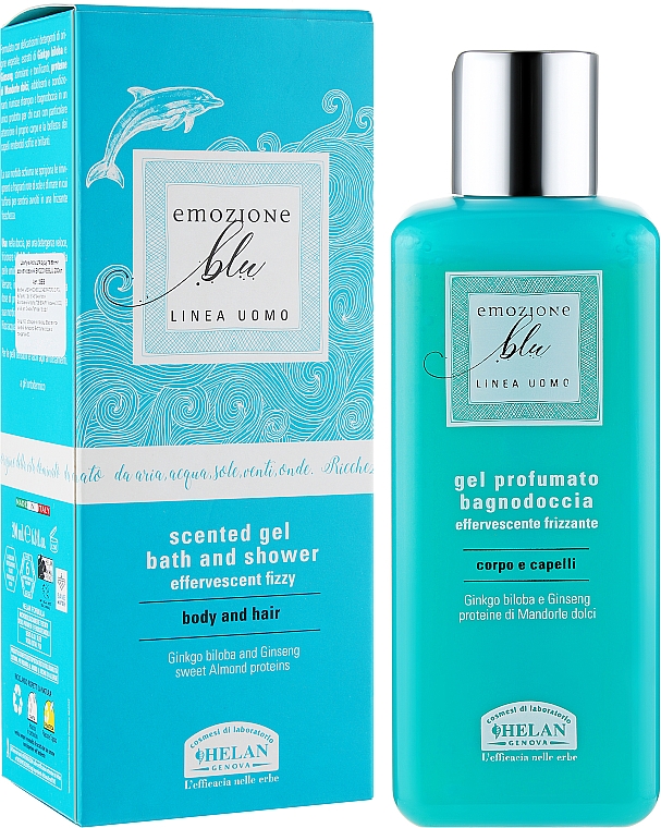 Duftendes Duschgel für Männer - Helan Blue Emotion Scented Bath & Shower Gel — Bild N2