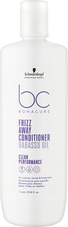 Haarspülung - Schwarzkopf Professional Bonacure Frizz Away Conditioner — Bild N2