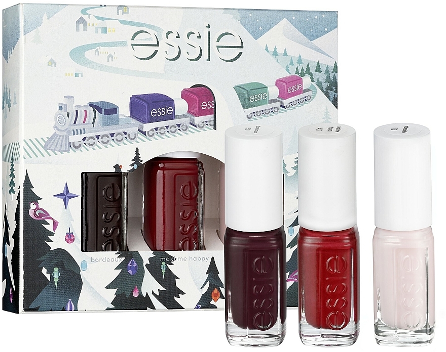 Set - Essie Christmas Mini Trio Pack (Nagellack 5mlx3)  — Bild N1