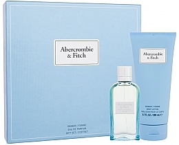 Düfte, Parfümerie und Kosmetik Abercrombie & Fitch First Instinct Blue Women - Duftset (Eau de Parfum 50ml + Körperlotion 200ml)
