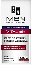 Anti-Aging Gesichtscreme - AA Men Advanced Care Vital 40+ Face Cream Anti-Wrinkle — Bild N3