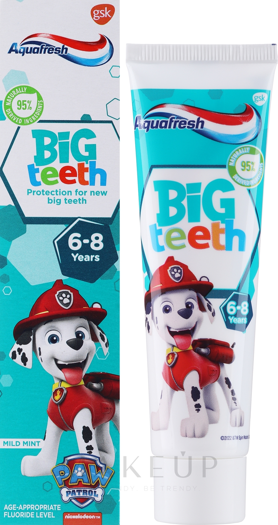 Kinder-Zahnpasta 6-8 Jahre - Aquafresh PAW Patrol — Bild 50 ml