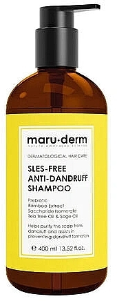 Haarshampoo gegen Schuppen - Maruderm Cosmetics Sles-Free Anti-Dandruff Shampoo  — Bild N1