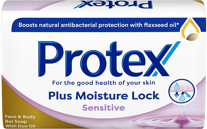 Antibakterielle Seife für empfindliche Haut - Protex Plus Moisture Lock Sensitive — Bild N1