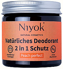 Düfte, Parfümerie und Kosmetik Natürliches cremiges Deodorant Peach perfect - Niyok Natural Cosmetics
