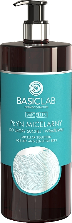 Mizellenwasser für trockene und empfindliche Haut - BasicLab Dermocosmetics Micellis — Bild N1