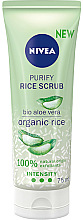 Düfte, Parfümerie und Kosmetik Gesichtspeeling mit Aloe für Mischhaut - Nivea Purify Rice Scrub