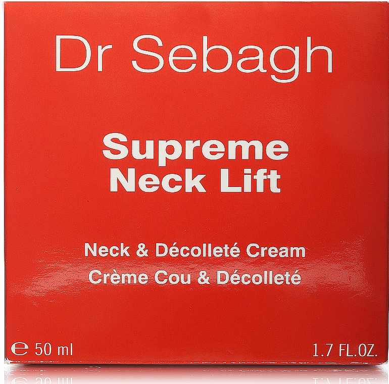 Creme mit Lifting-Effekt für Hals und Dekolleté - Dr Sebagh Supreme Neck Lift Cream — Bild N3