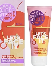 Normalisierende und aufhellende Gesichtscreme - Farmona Tutti Frutti Let`s Face It Normalizing & Brightening Cream  — Bild N2