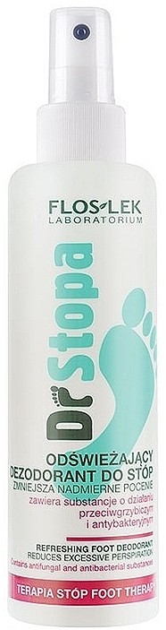 Erfrischendes Fußdeospray - Floslek Dr Stopa Foot Therapy Refreshing Foot Deodorant — Bild N1