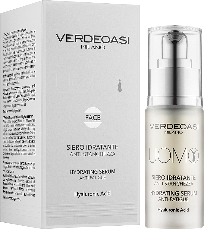 Anti-Müdigkeits-Feuchtigkeitsserum für das Gesicht - Verdeoasi Hydrating Serum Anti-Fatigue — Bild N2