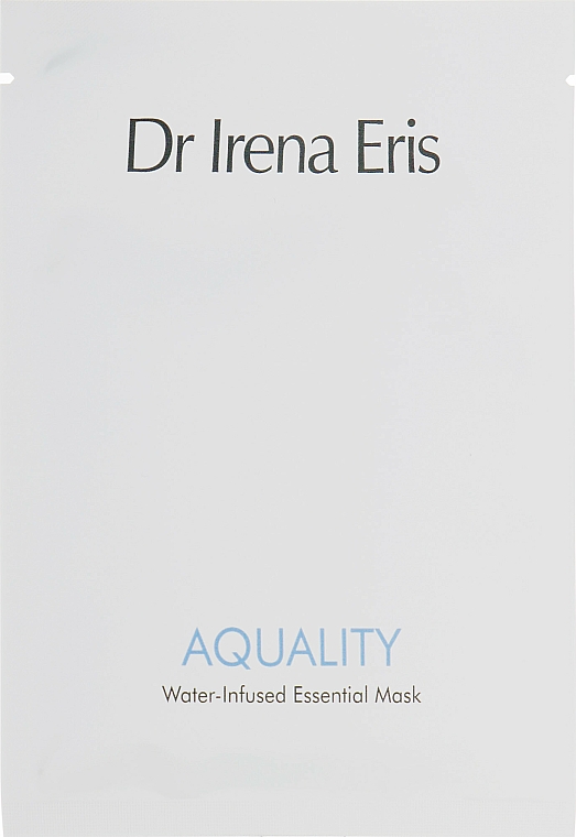 Feuchtigkeitsspendende und verjüngende Tuchmaske für das Gesicht - Dr. Irena Eris Aquality Water-Infused Essential Mask — Bild N2