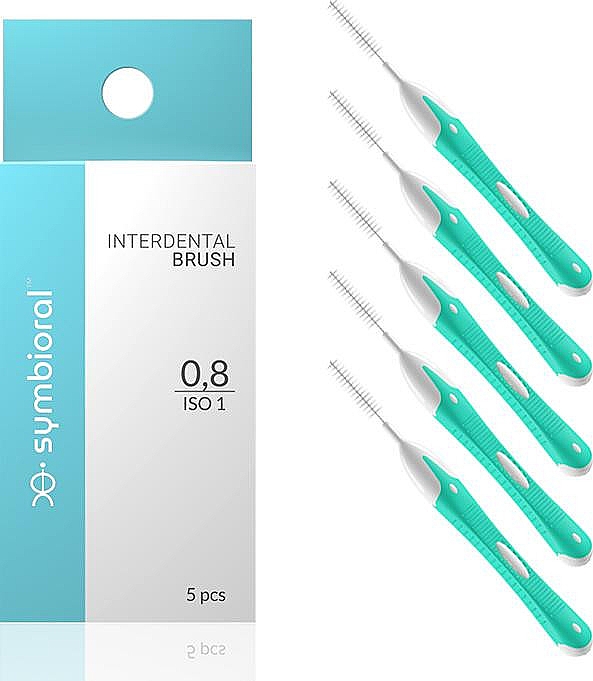 Interdentalbürste 5 St. 0,8 mm - Symbioral Interdental Brush ISO 1 — Bild N1
