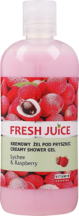 Creme-Duschgel "Litschi & Himbeere" - Fresh Juice Creamy Shower Gel Litchi & Raspberry — Bild N3