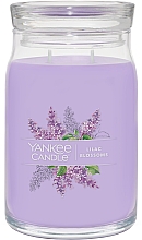 Duftkerze im Glas Lila Blüten mit 2 Dochten - Yankee Candle Lilac Blossoms — Bild N2