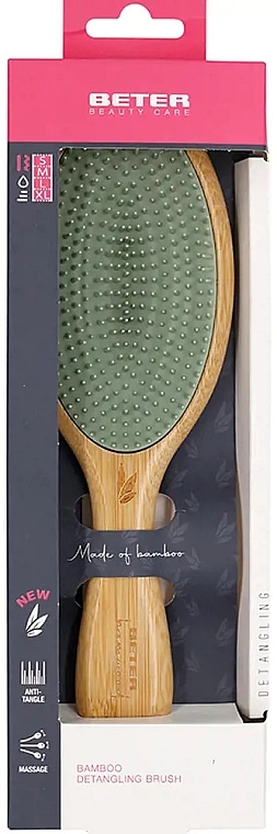 Haarbürste aus Bambus oval - Beter Bamboo Detangling Brush — Bild N1