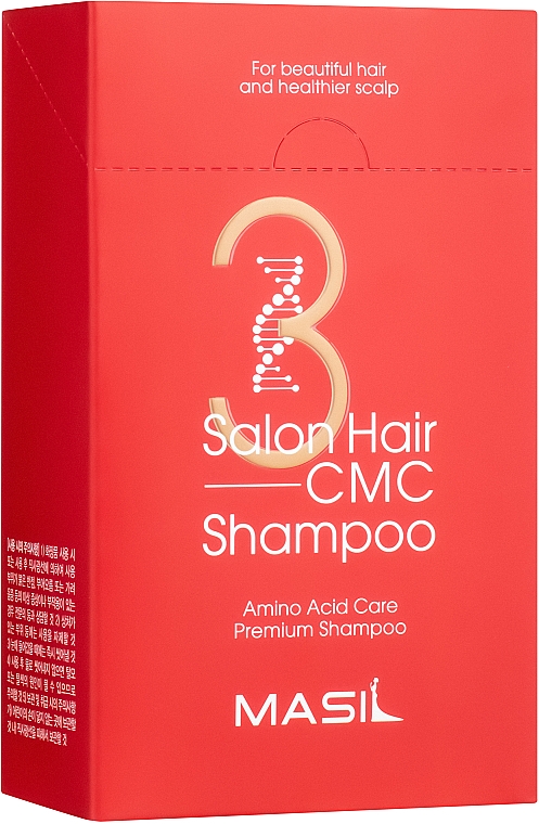 Shampoo mit Aminosäuren - Masil 3 Salon Hair CMC Shampoo (Probe) — Bild N3