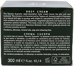 L'Amande Narciso Supremo - Pflegende Körpercreme mit Tamanu-Öl, Vitamin E, Macadamia-Öl, Kakaobutter und Narzissenduft — Bild N4