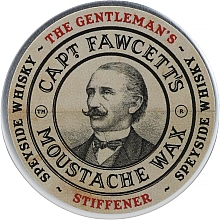 Düfte, Parfümerie und Kosmetik Schnurrbartwachs - Captain Fawcett The Gentleman's Stiffener Malt Whisky Moustache Wax 