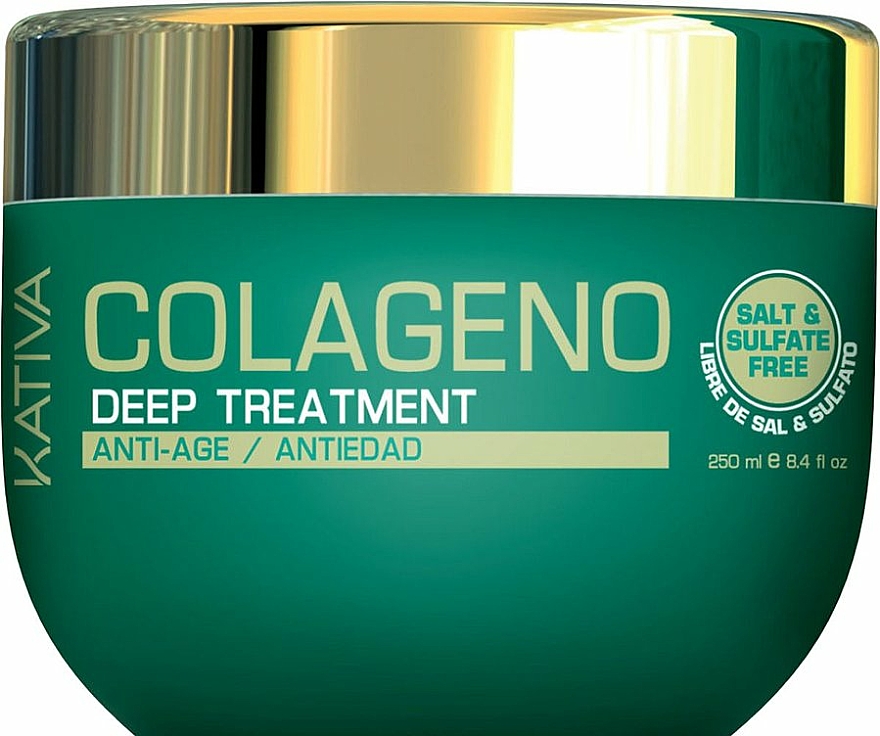 Anti-Aging Haarmaske mit Kollagen - Kativa Colageno Deep Treatment — Bild N1