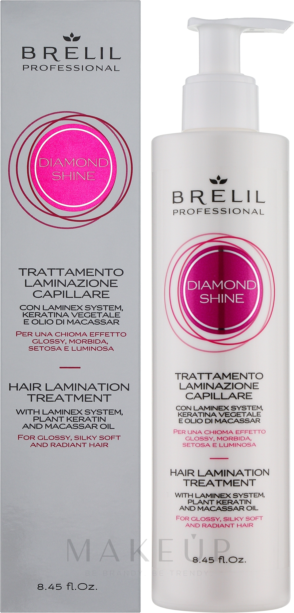 Haarlaminierungsmittel - Brelil Trattamento Laminazione Capillare — Bild 250 ml