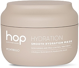Feuchtigkeitsspendende Maske für krauses und widerspenstiges Haar - Montibello HOP Smooth Hydration Mask — Bild N2