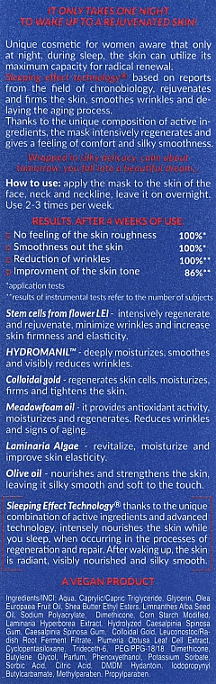 Intensiv regenerierende Gesichtsmaske für die Nacht - Floslek Skin Care Expert Overnight Intense Regenerating Mask — Bild N3