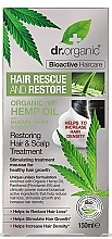 Haar- und Kopfhautbehandlung mit Hanföl - Dr. Organic Bioactive Haircare Hemp Oil Restoring Hair & Scalp Treatment Mousse — Bild N2