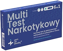 Düfte, Parfümerie und Kosmetik Multitest für Drogen im Urin - Samsiezbadaj Multi Test