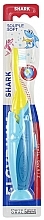 Kinderzahnbürste Hai 2-6 Jahre gelb mit blau - Elgydium Kids Shark 2-6 Years — Bild N1