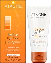 Anti-Aging-Sonnenschutzfluid - Atache Be Sun Light Fluid SPF 50+ — Bild N2