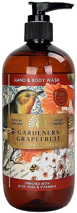 Waschgel für Hände und Körper Garten Grapefruit - The English Soap Company Anniversary Gardeners Grapefruit Hand & Body Wash — Bild N1