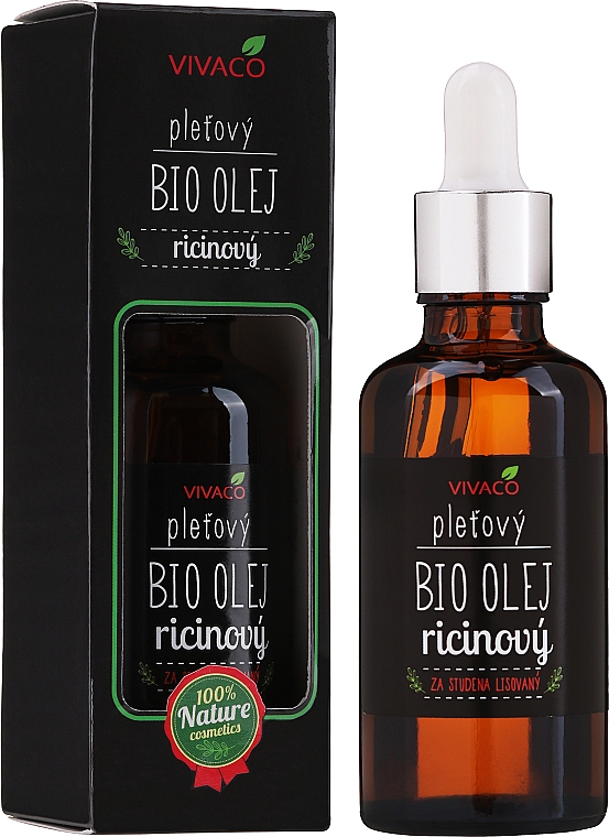 Rizinusöl mit Pipette - Vivaco Bio Castor Oil — Bild N2